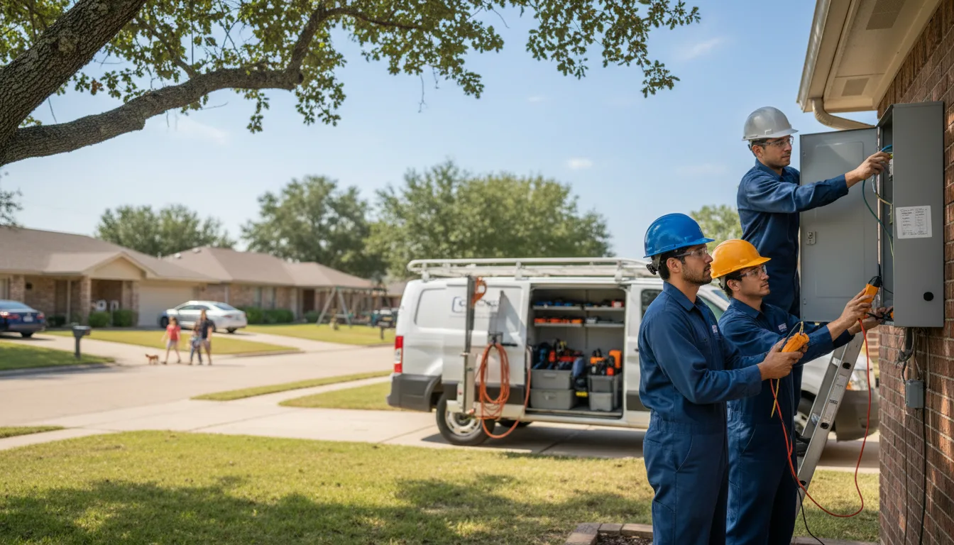 Certified electrician providing emergency electrical services in Forbes, ND